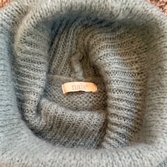 PULL PONCHO MOHAIR ET LAINE MODELE Paris NAIS - Picture 7 of 8